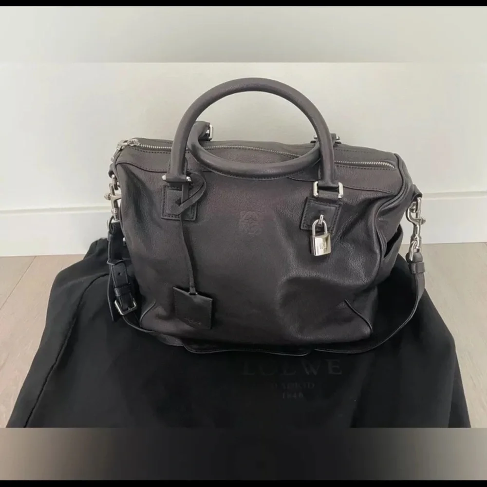 LOEWE Grain Leather Boston Bag - GREAT Condition! - Picture 1 of 13